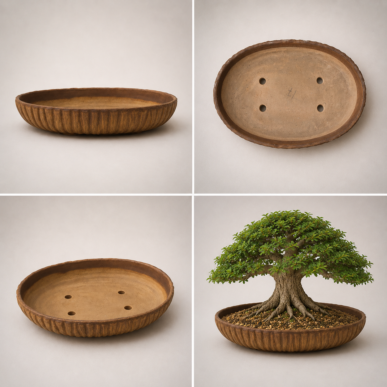 Ceramics Bonsai Planter Large Bonsai Planter 43cm / 17 Inches