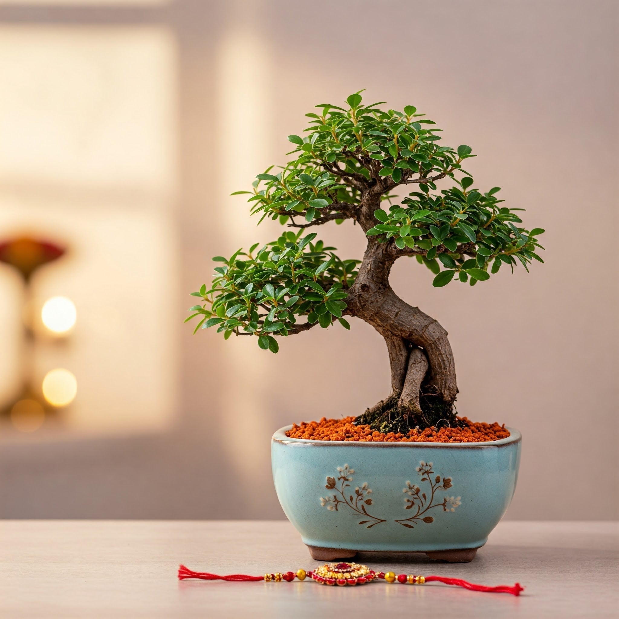 bonsai plants gift for sister on rakshabandhan