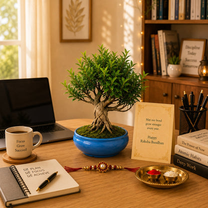 12 Year Aerial Root Ficus – Luxury Rakhi Gift