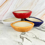 Boat Shape Ceramic Bonsai Pot 11 cm Oval Planter (BP24590)