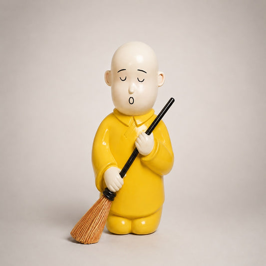Buddhist Shaolin Monk Figurine - Swatch Bharat