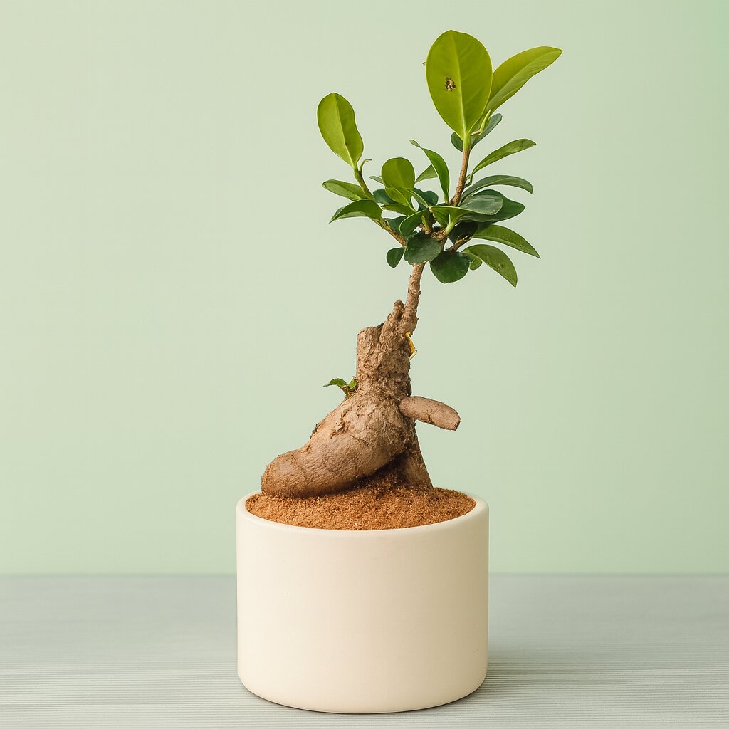Ficus Microcarpa Plant Indoor Bonsai 2-3 Years 20cm