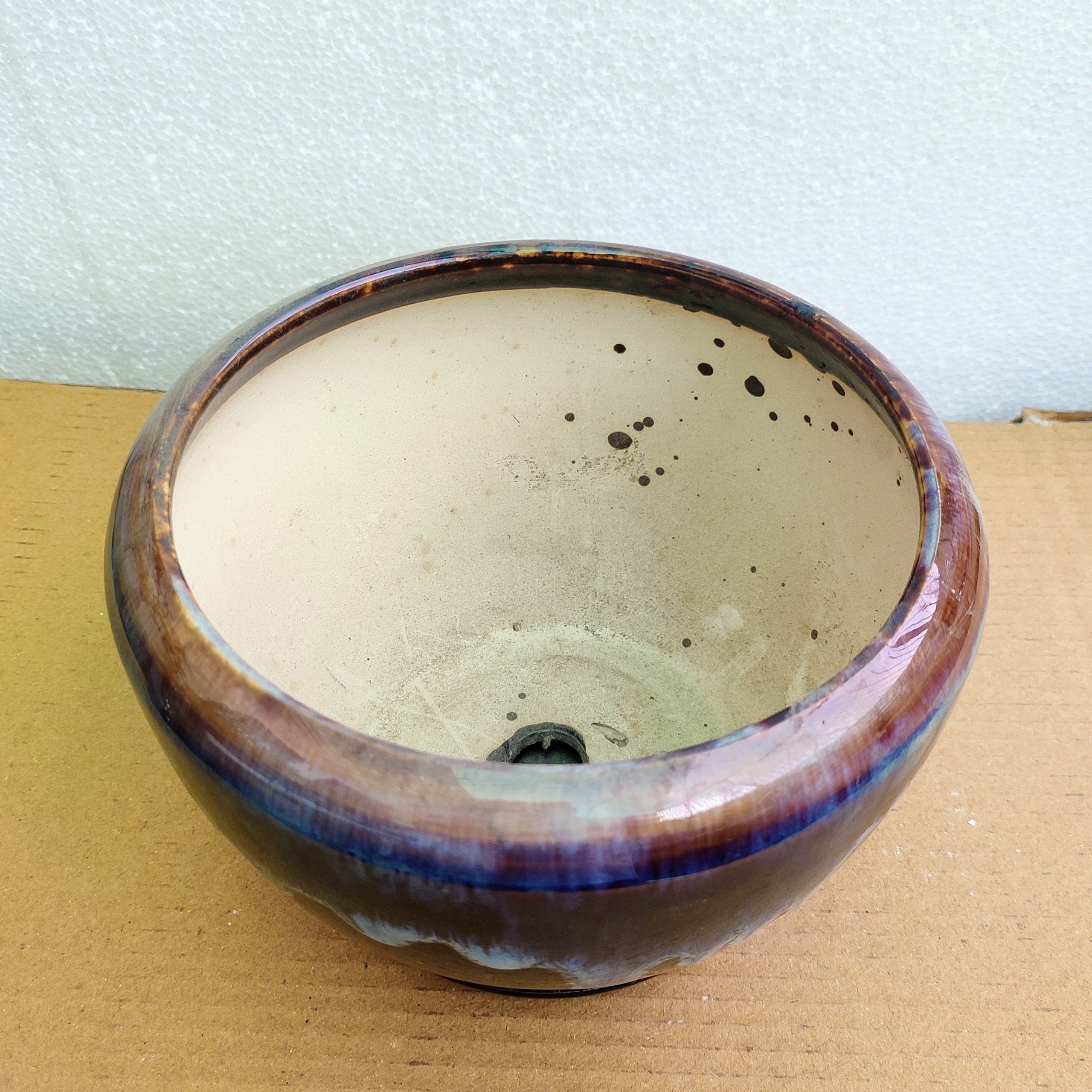 Imported Ceramic Bonsai Planter with Matching Tray | Medium Size