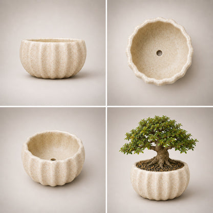 Kamrak Ceramic Bonsai Pot 13 cm 5 inches
