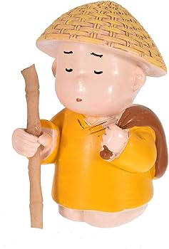 Buddhist Shaolin Monk Figurine - Swatch Bharat