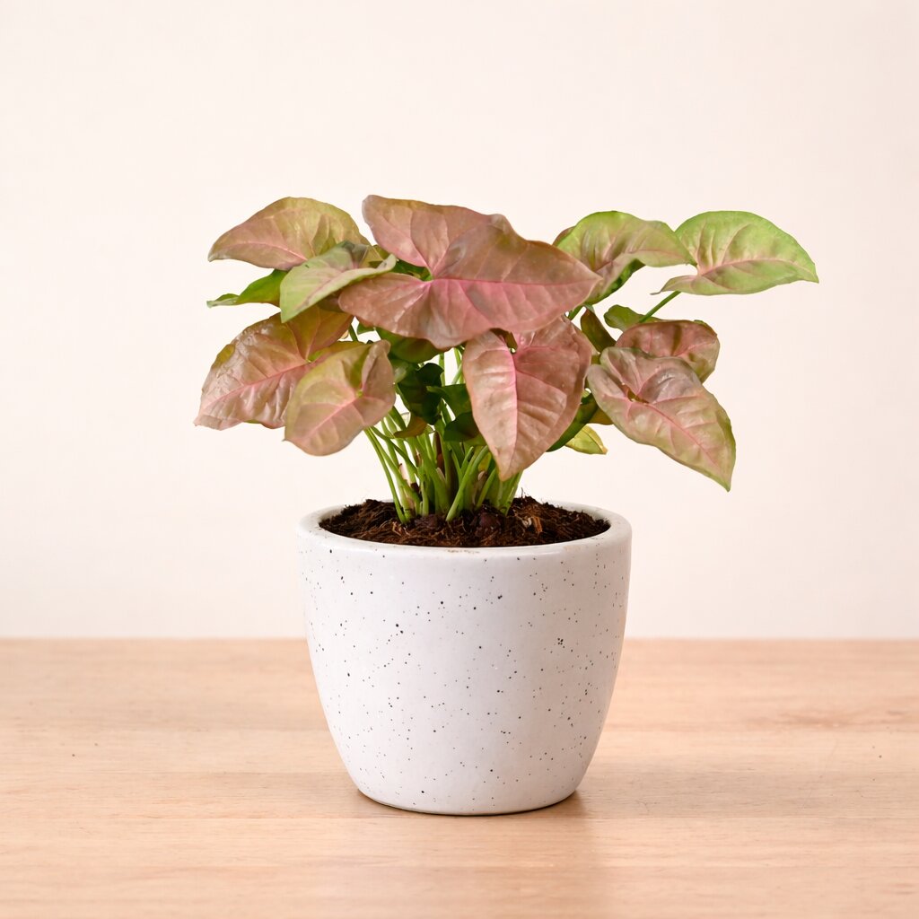 Pink Syngonium Plant | Elegant Indoor Foliage