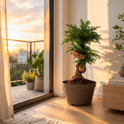 Araucaria (Hoop Pine) Bonsai – 110 cm Tall Conifer