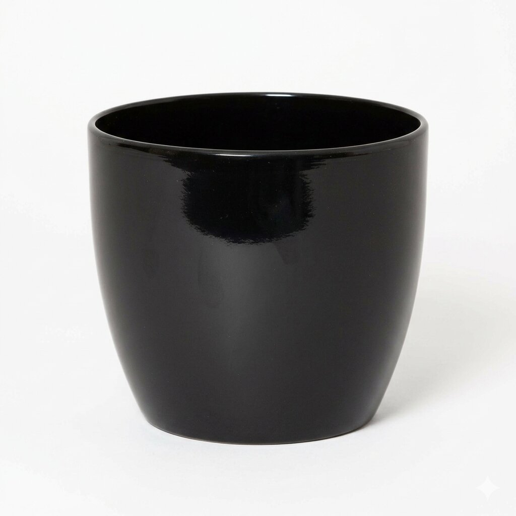 Round Ceramic Pot for Bonsai & Houseplants 5.5x5.5 inches