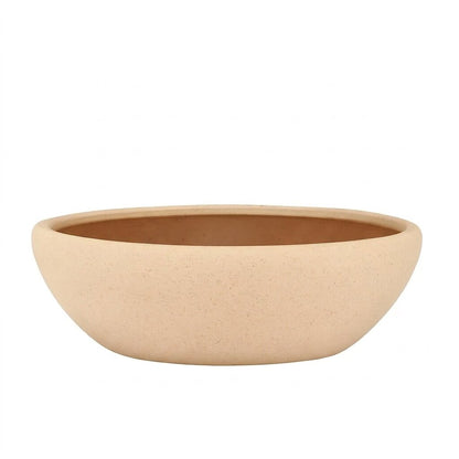 Boat Shaped Ceramic Pot for House Plants | Large Bonsai Planter