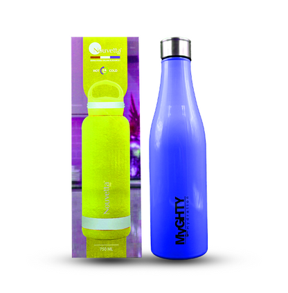 Nouvetta Dollar Single Wall Bottle 1 Pc 1000 Ml - Blue