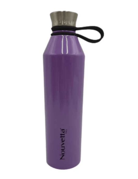 Buy Nouvetta Glitter Double Wall Bottle 750 Ml - Purple - Abana Homes