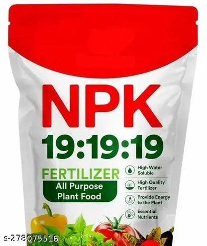 NPK 19:19:19 fertilizer included in the grow kit
