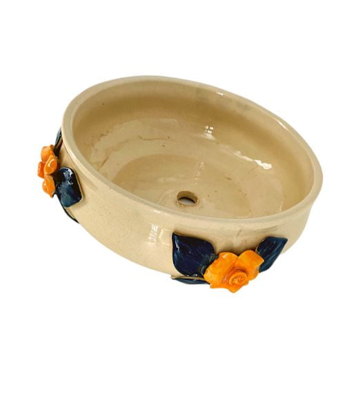 3D Petals Ceramic Pot | Decorative Flower Planter