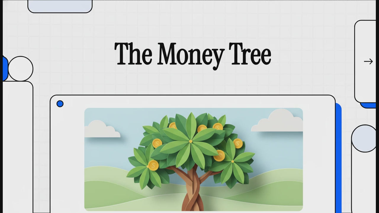 Pachira Braided Bonsai In Golden Metalic Pot with Tray for Desk