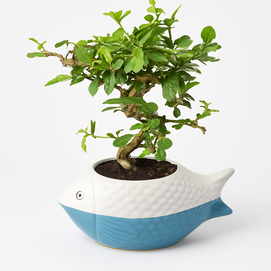 10-Year-Old Carmona Flowering Bonsai Tree
