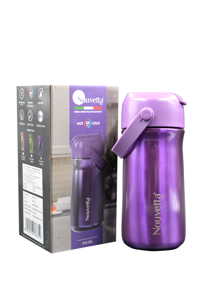 Nouvetta York Double Wall Bottle 350Ml - Purple