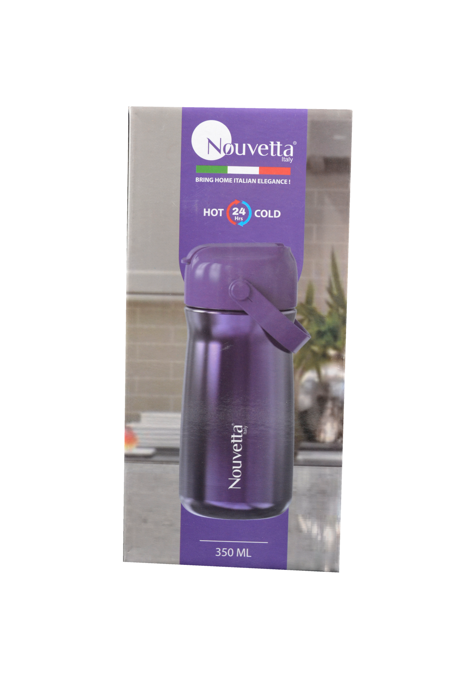 Nouvetta York Double Wall Bottle 350Ml - Purple