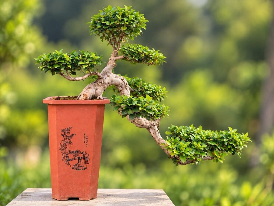 Cascading Ficus Microcarpa