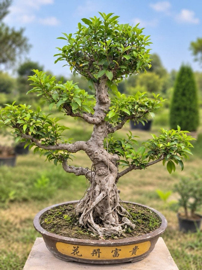 Ficus with Imported Tray