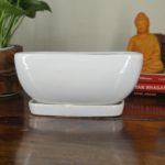 Get this beautiful glazed ceramic bonsai tray pot