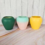 Apple Shape Indoor Ceramic Pot