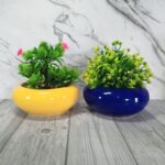 Ball Shape Indoor Ceramic Pot