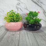 Ball Shape Indoor Ceramic Pot