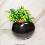 Football Shape Indoor Ceramic Pot