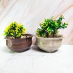 Glossy Finish Ceramic Bonsai Planter