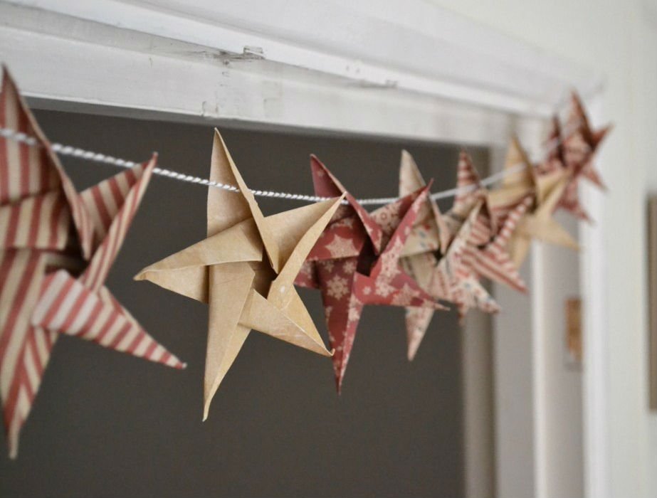 Home decoration with Paper Stars