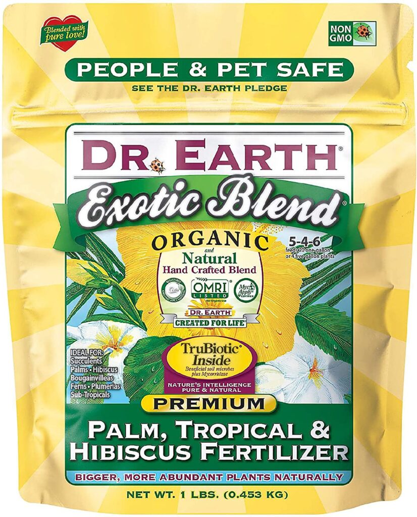 Dr. Earth Organic & Natural MINI Exotic Blend Palm, Tropical & Hibiscus Fertilizer